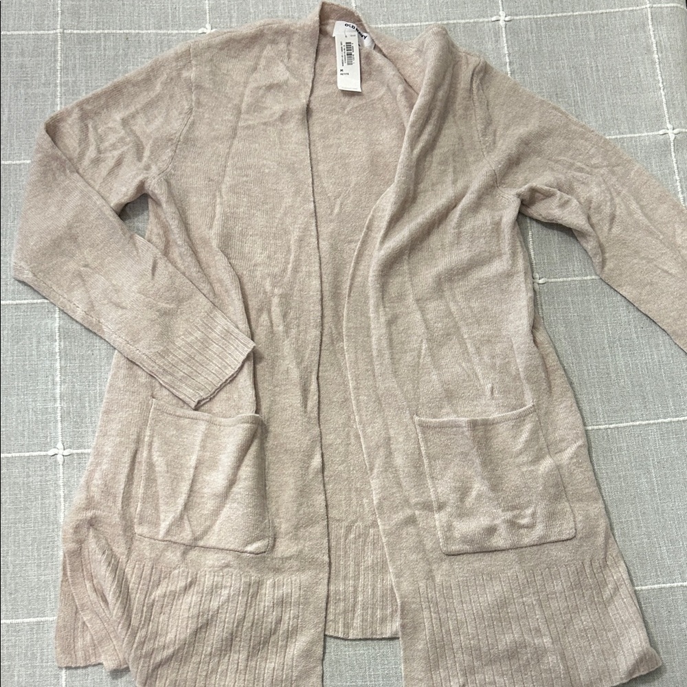 Old Navy Women's Light Beige Cardigan